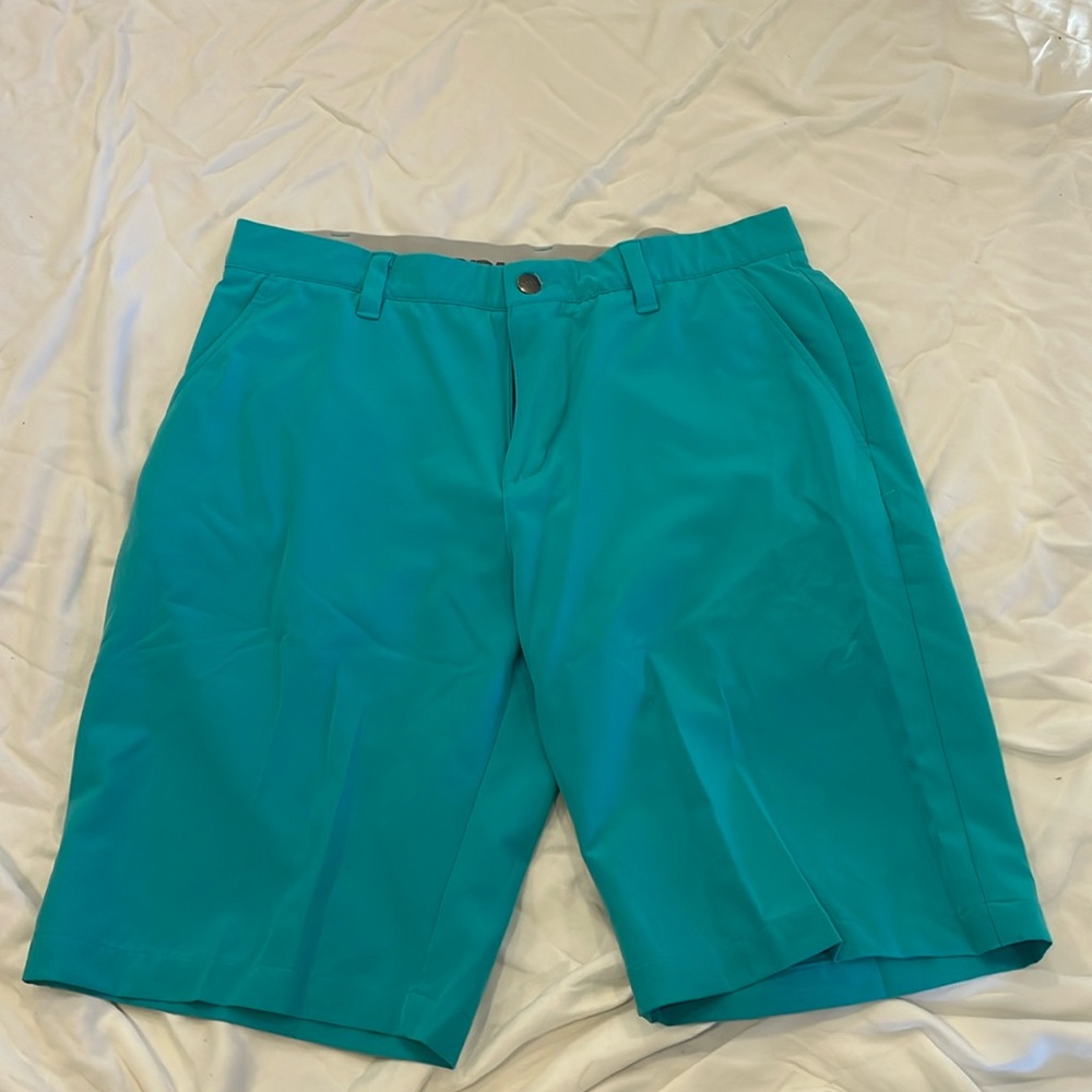 Adidas golf short. Teal color size 32 waist